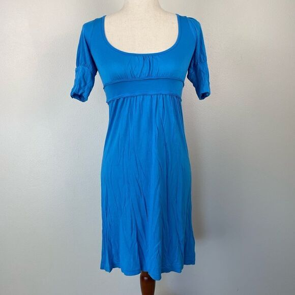 NWOT Free People Blue Midi Dress Size S - Picture 1 of 7
